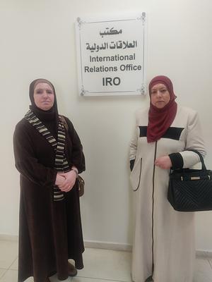 المربي الفاضل تلتقي رئيسة جامعة الخليل  الدكتورة رغد الدويك 