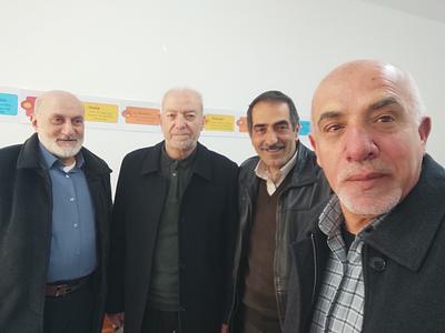 الشيخ فراح والاستاذ الزعتري في ضيافة الجمعية